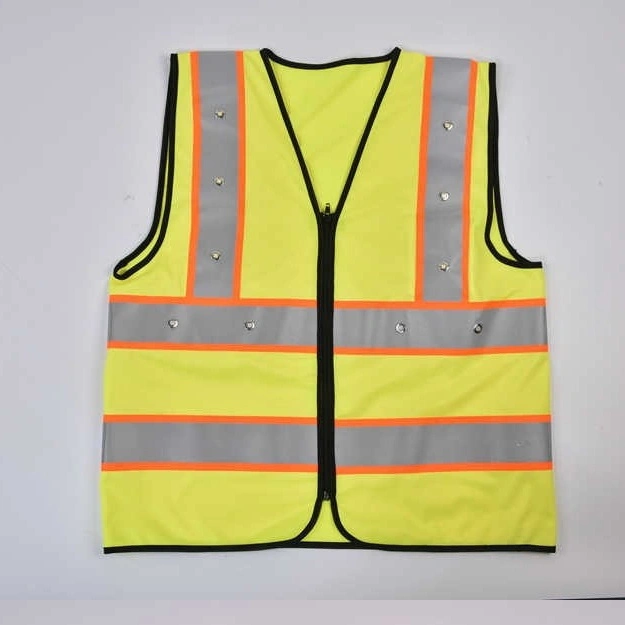 Briiliant-Dradon Running Walking IP65L LED Reflective Safety Vest Clothing